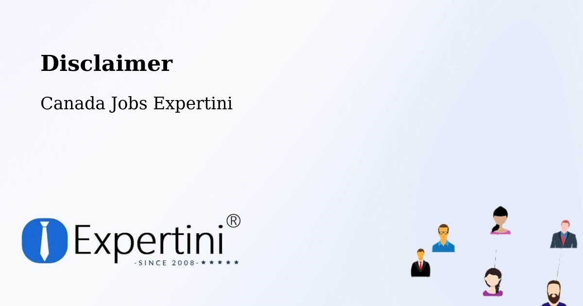 Disclaimer – Halton - Canada Jobs Expertini